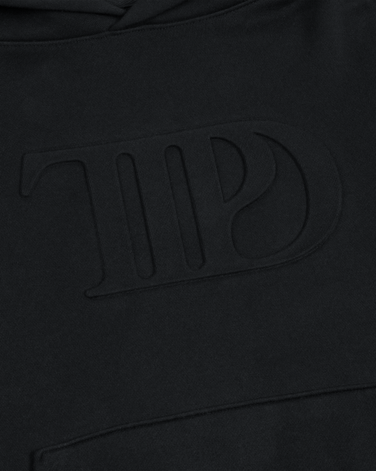 TTPD Black Embossed Hoodie
