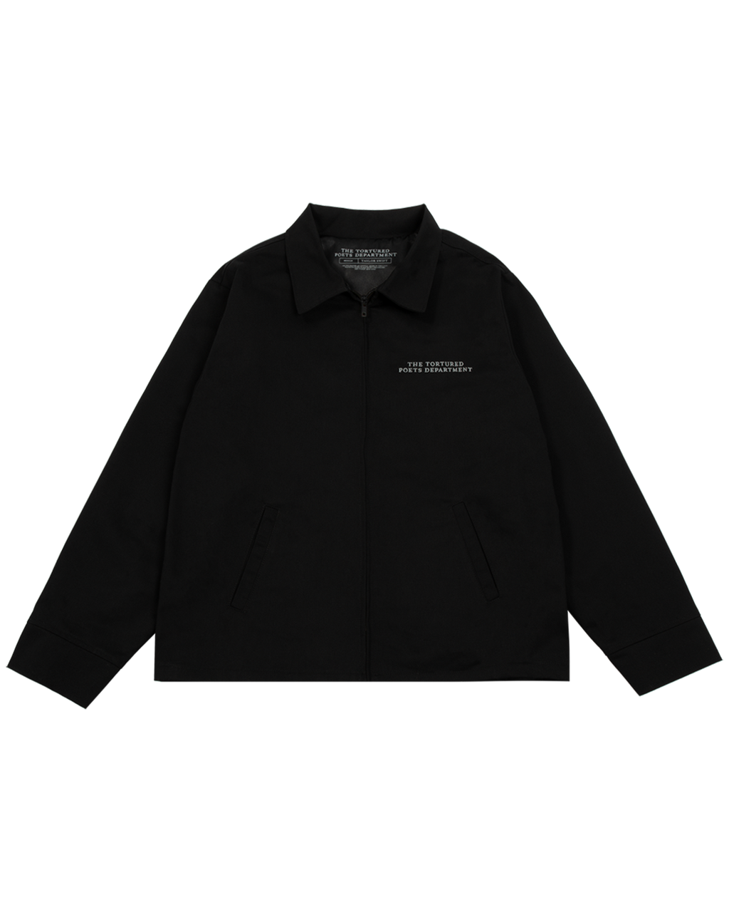 The Tortured Poets Department Black Jacket & 2 Patch Set Bundle