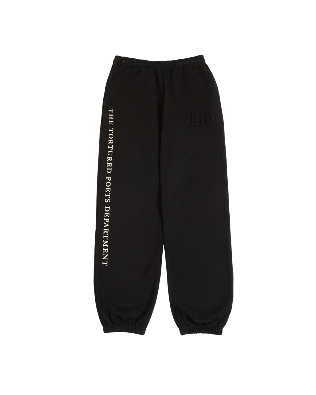 TTPD Black Embossed Sweatpants